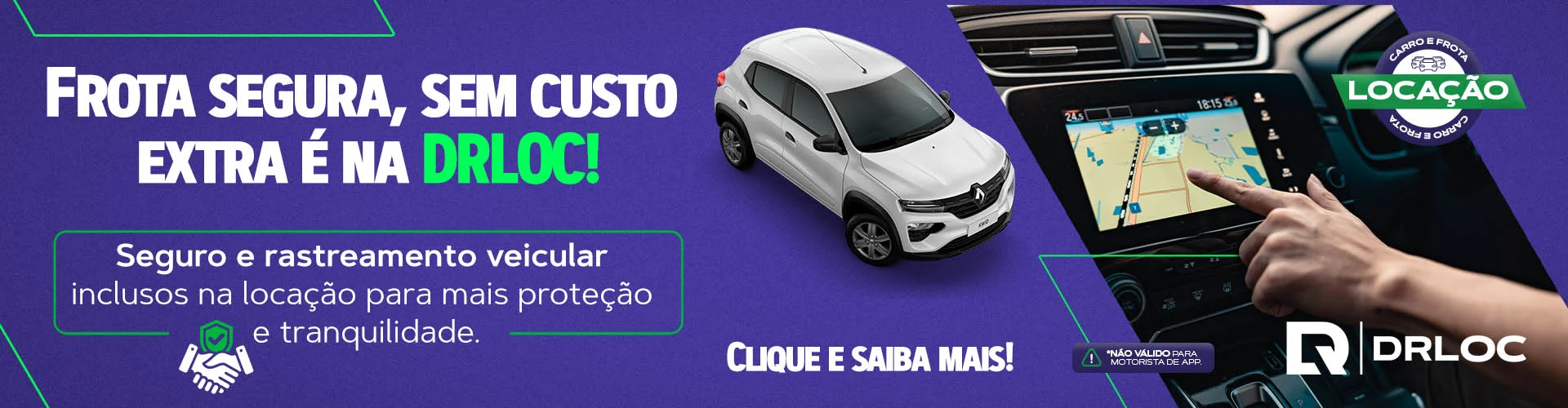 Divulgação Rastreador e Seguro Incluso I DRLOC